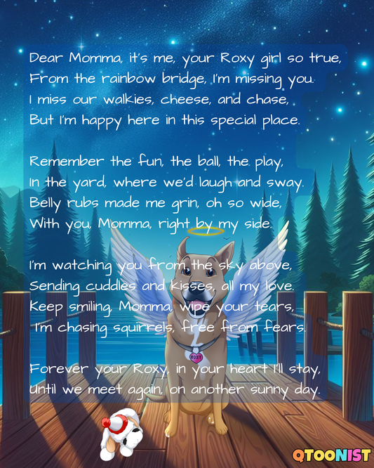 Custom Rainbowbridge Poem (Digital Download)