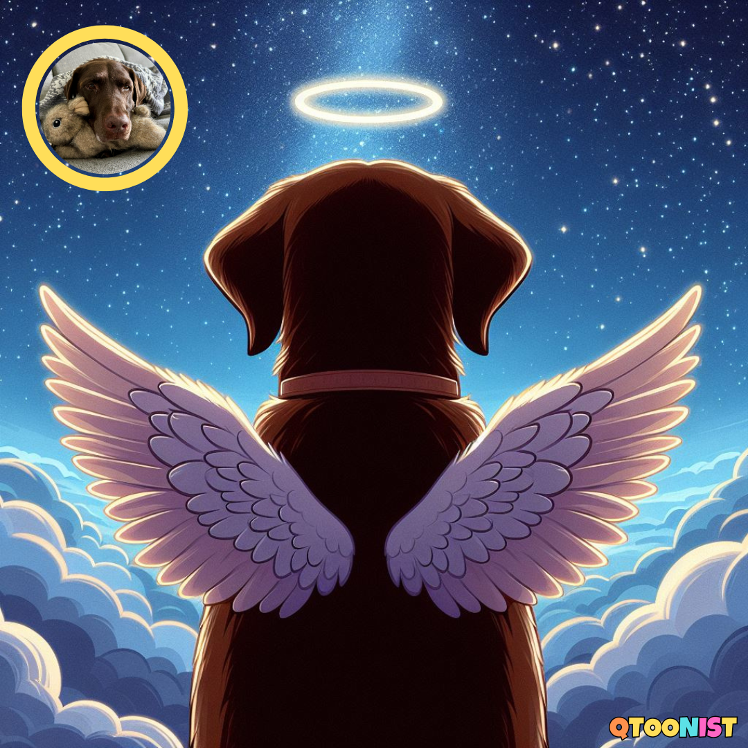 Custom Starry Angel Wings Portrait (Digital Download)